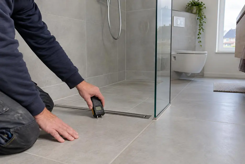 Lekdetectie Benschop – badkamer in een nieuwbouwwoning