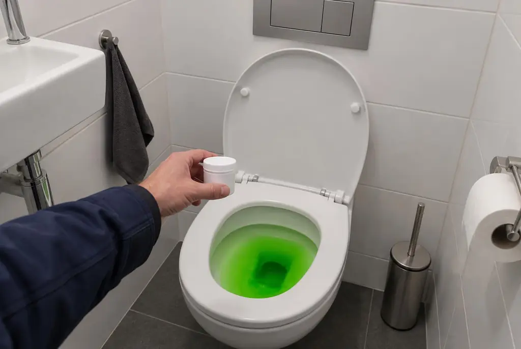 Lekdetectie Benschop – kleurstoftest bij een lekkend toilet